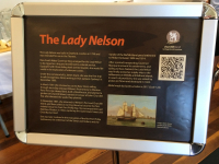Model of the Lady Nelson (Photo by Tom O'Dea)