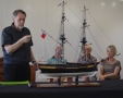 The "Launch" of the Model of the Lady Nelson (Photo by John Eddy)