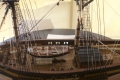 Model of the Lady Nelson by David Lumsden. Scale is 1:24. (Photo by David Maunders.)